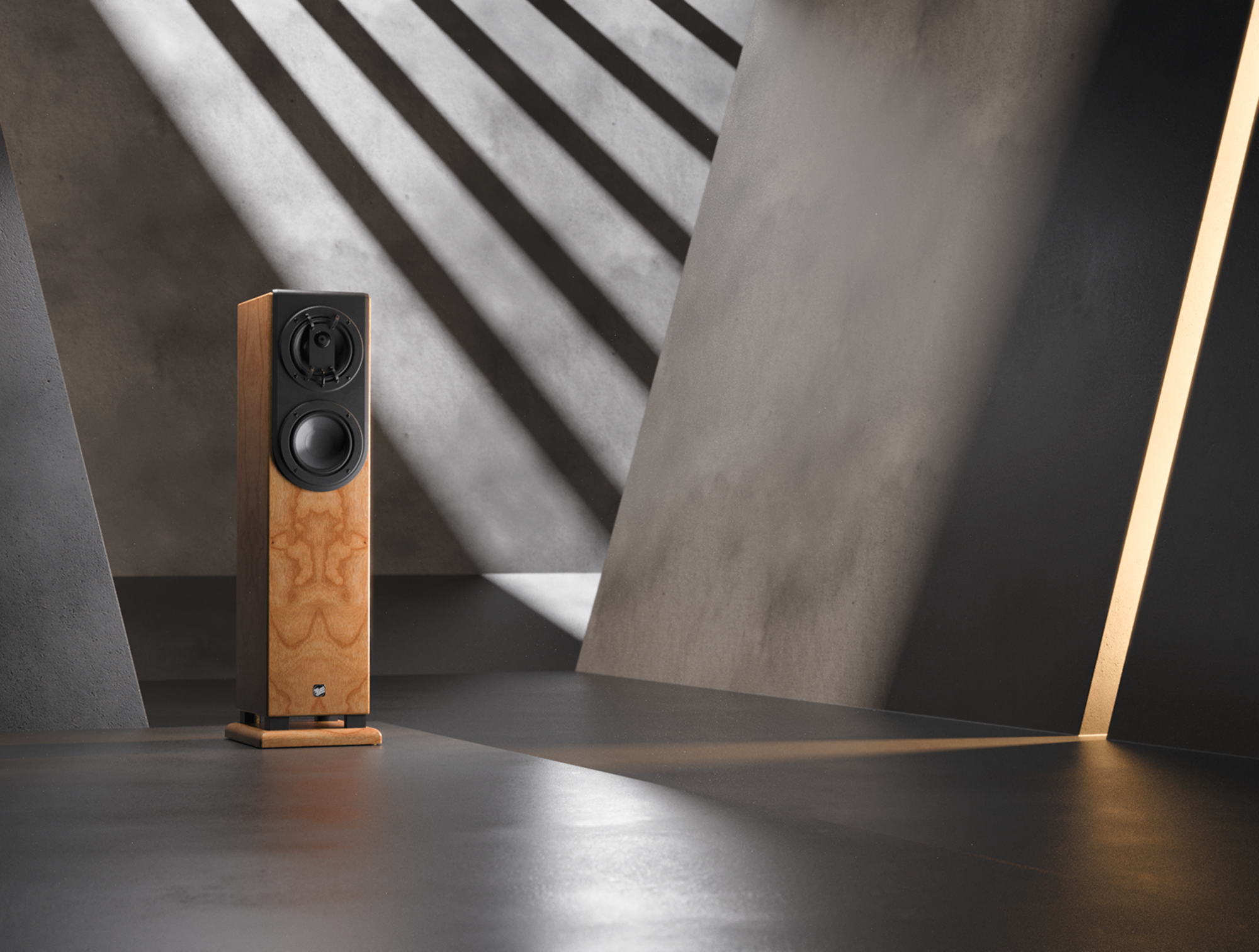 Passive 3-way-coaxial-floorstanding-loudspeaker ME150